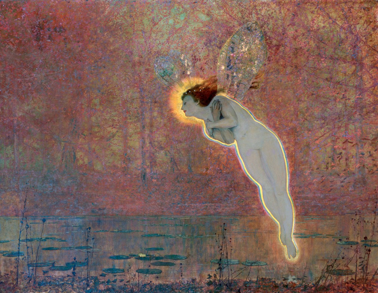 Iris, c1860-1893 av John Atkinson Grimshaw