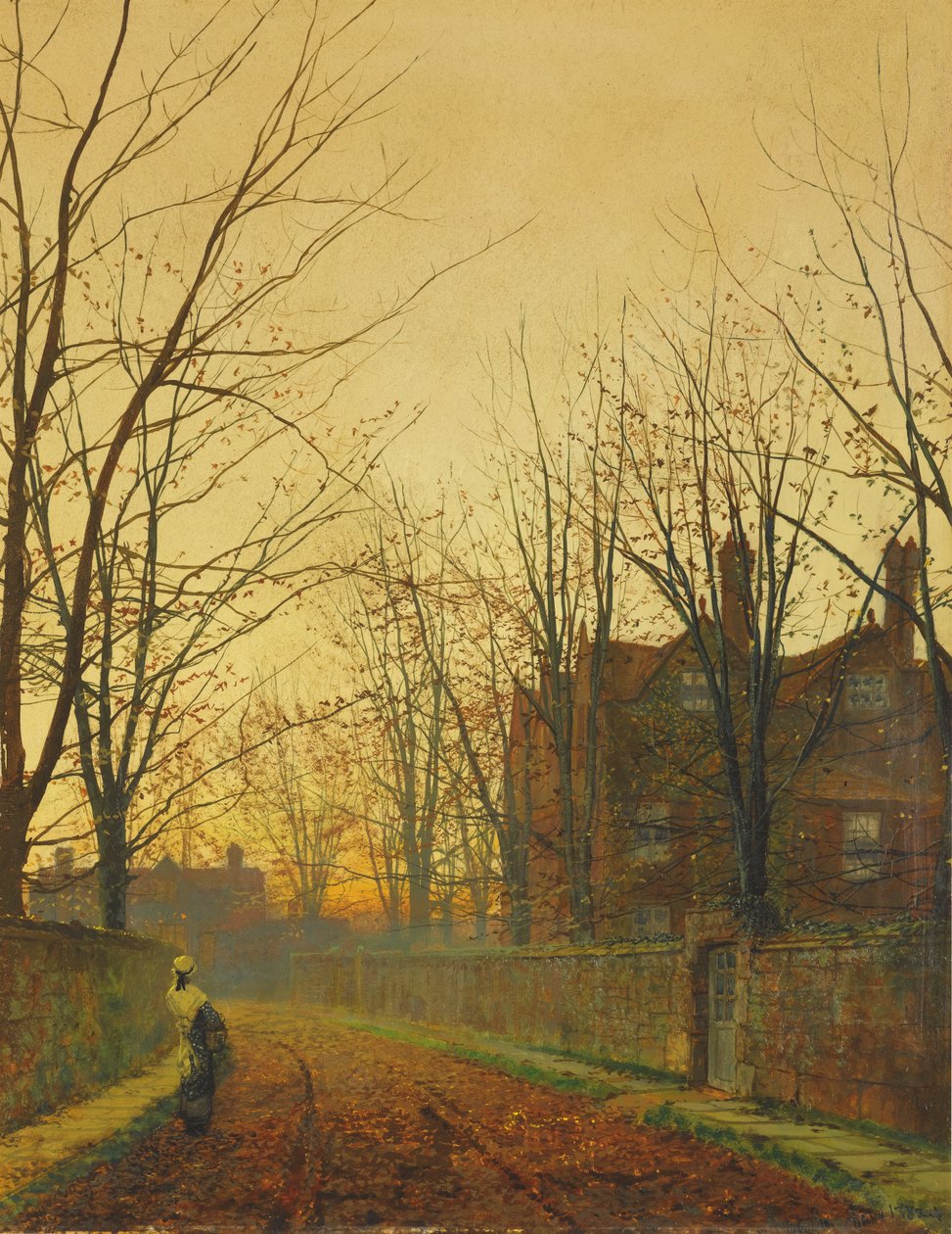 I slutet av oktober av John Atkinson Grimshaw