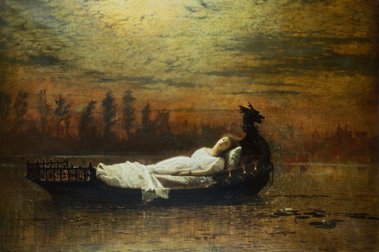 The Lady of Shalott av John Atkinson Grimshaw