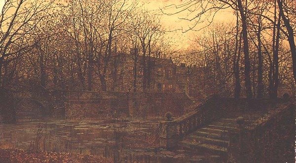 Moated Grange av John Atkinson Grimshaw