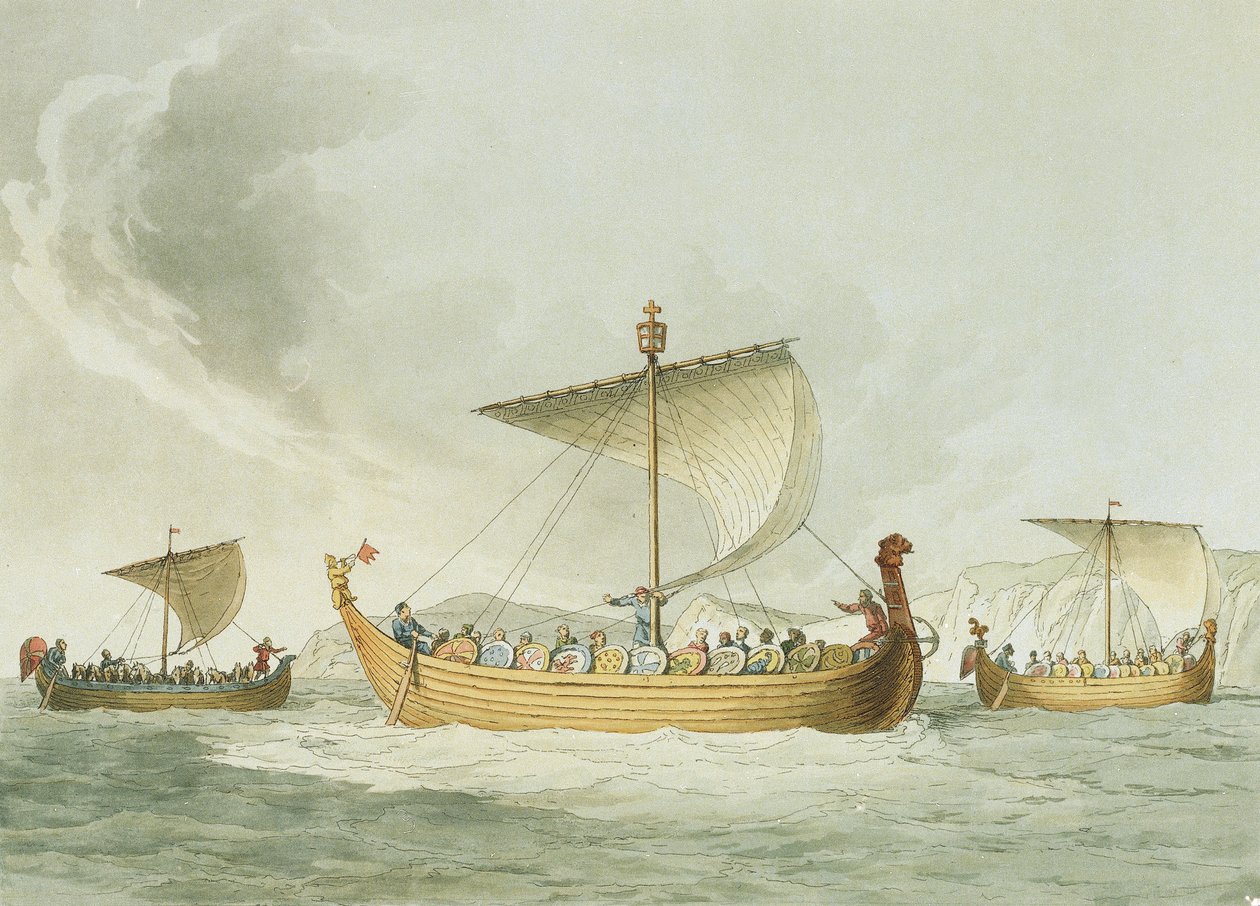 William Erövrarens skepp av John Augustus (after) Atkinson