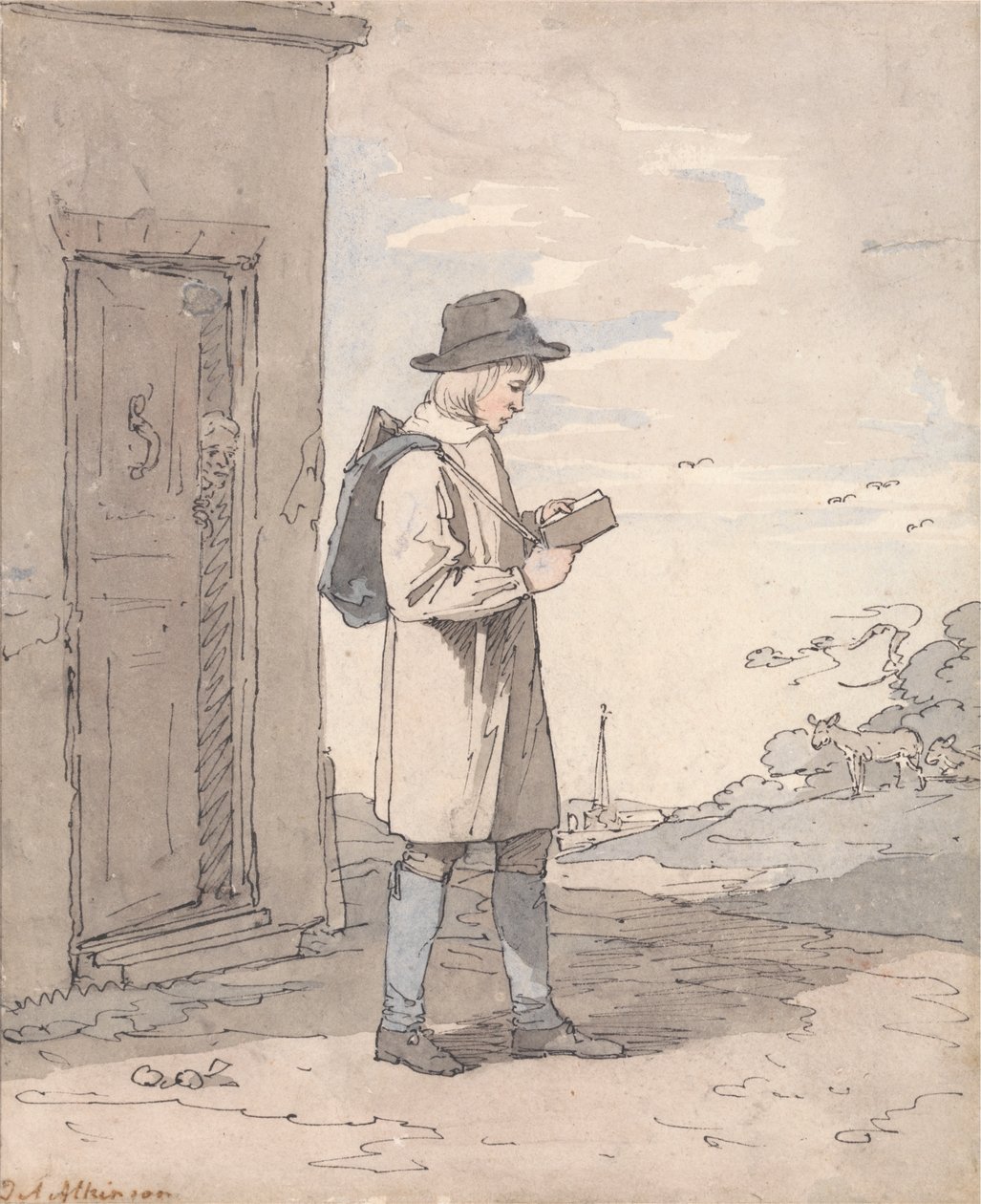 Går till skolan av John Augustus Atkinson
