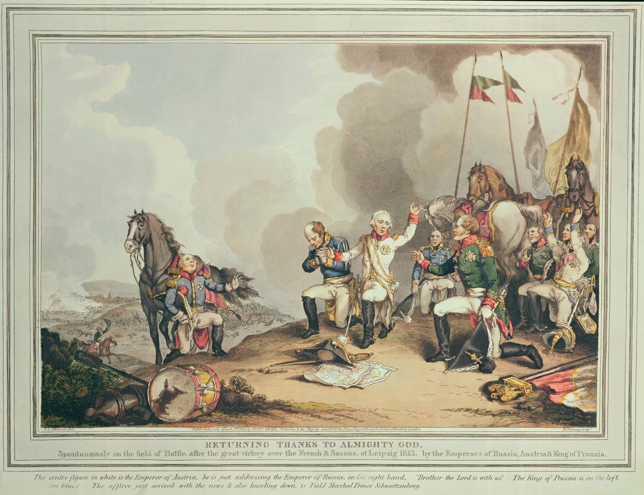Återvänder tack vare den allsmäktige Gud, 1814 av John Augustus Atkinson