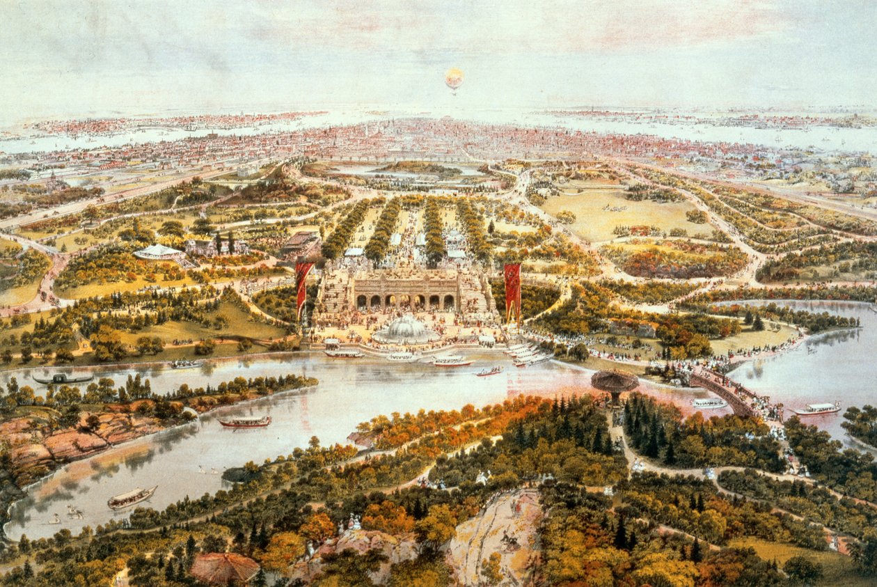 Central Park, Summer, Looking South, 1865 av John Bachmann