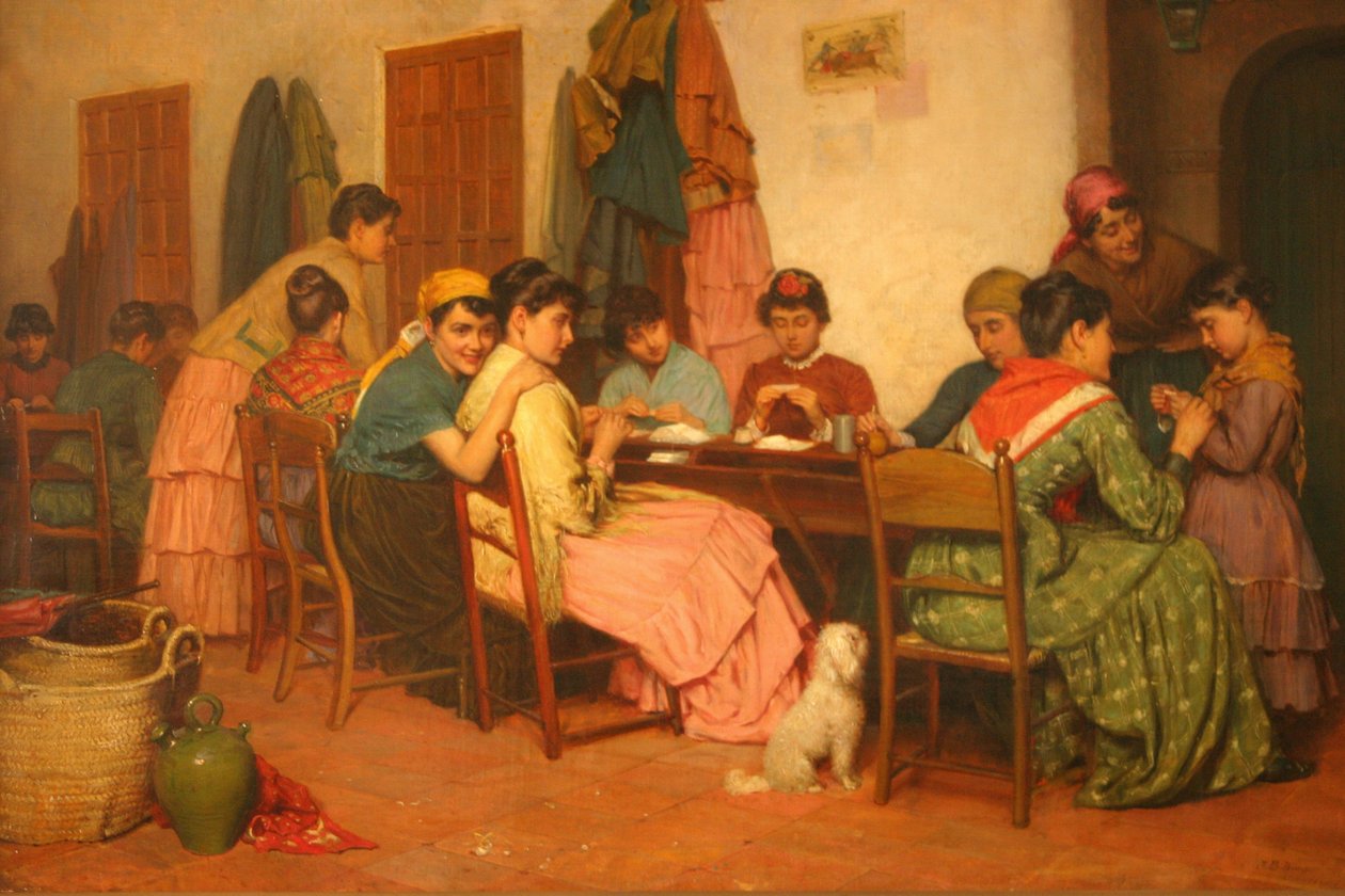 John Bagnold Burgess Cigarettmakarna 1887 av John Bagnold Burgess