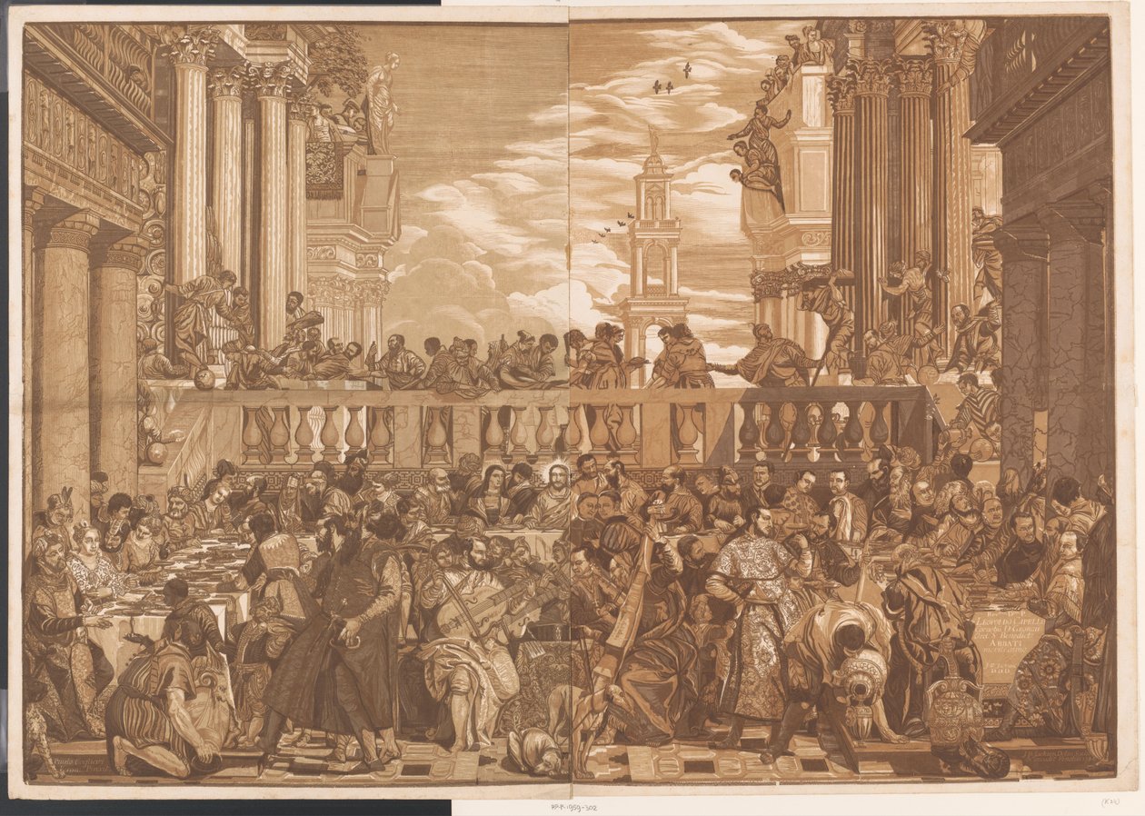 Bröllop i Cana Konstverk av venetianska mästare (serietitel) Opera selectiora (serietitel) av John Baptist Jackson