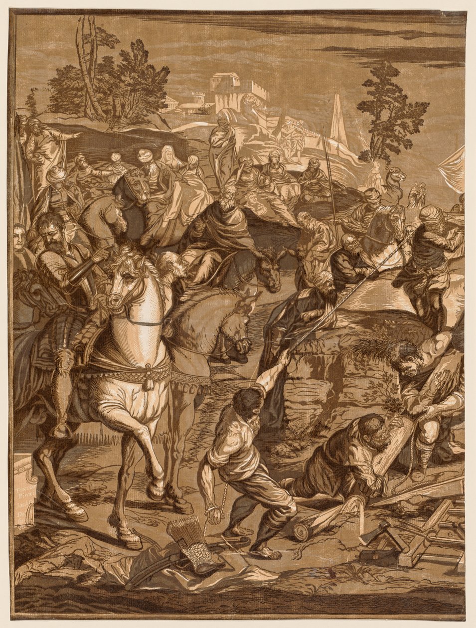 Korsfästelsen, 1741. av John Baptist Jackson