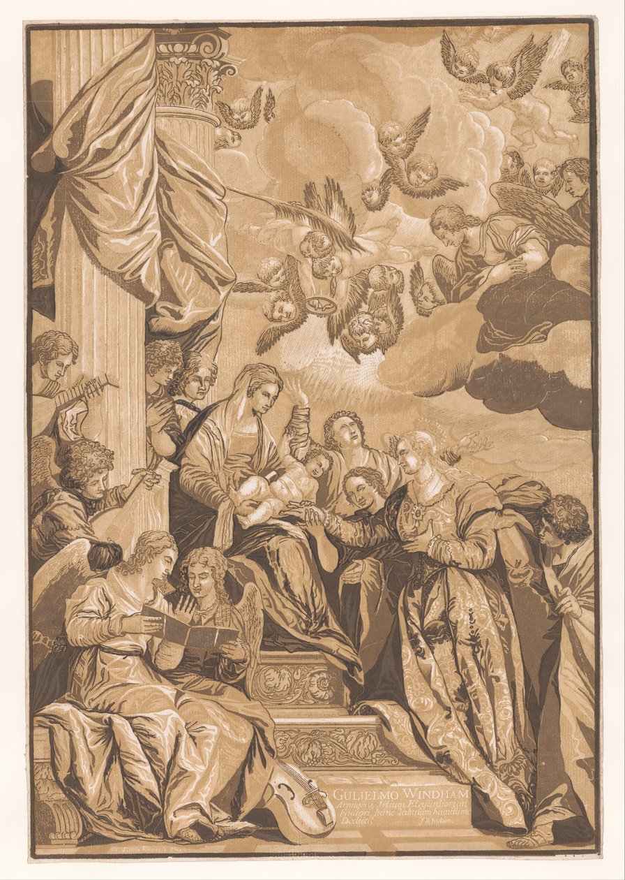 Sankta Katarinas äktenskap Konstverk av venetianska mästare (serietitel) Operaval (serietitel) av John Baptist Jackson