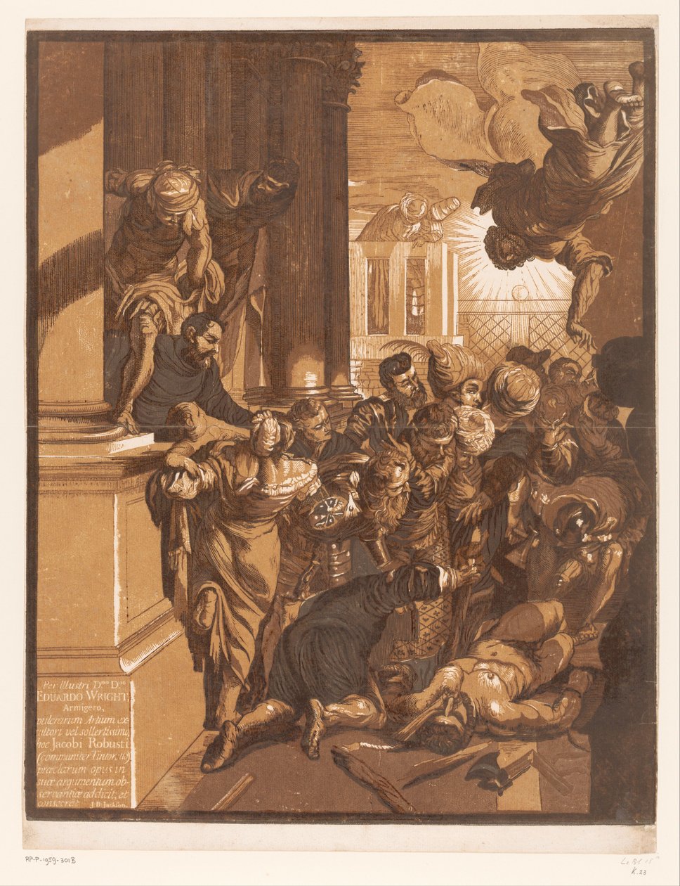 Marcus räddar en slav från hans tortyr Konstverk av venetianska mästare (serietitel) Operaval (serietitel) av John Baptist Jackson