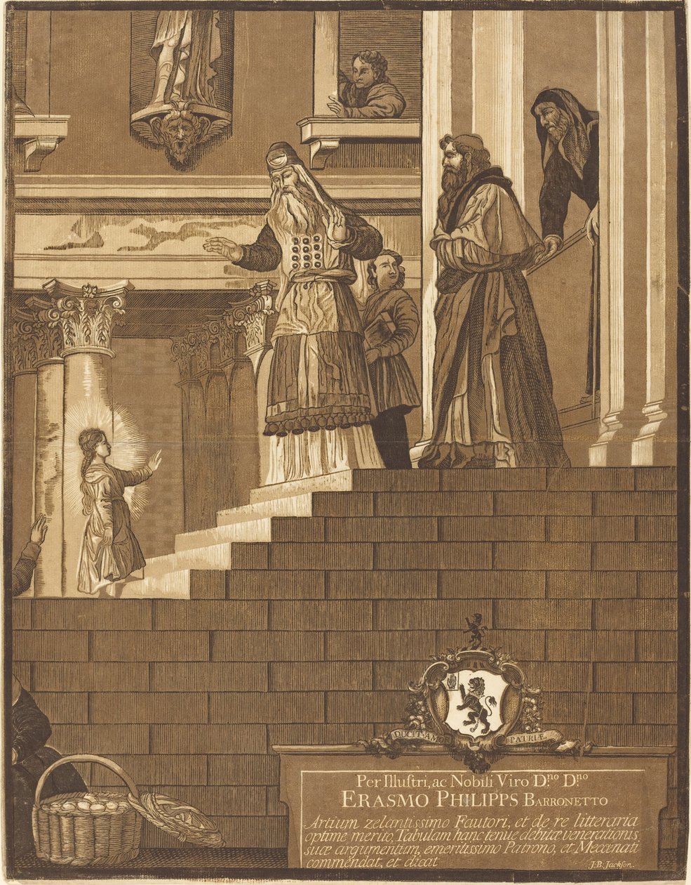 Presentation av jungfrun i templet av John Baptist Jackson