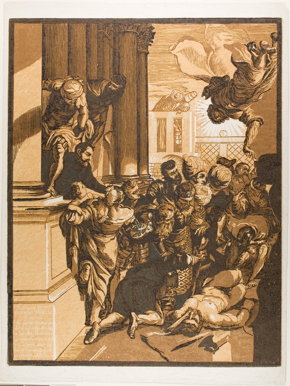 Saint Mark Saving a Slave from tortyr, från Opera Selectiora av John Baptist Jackson