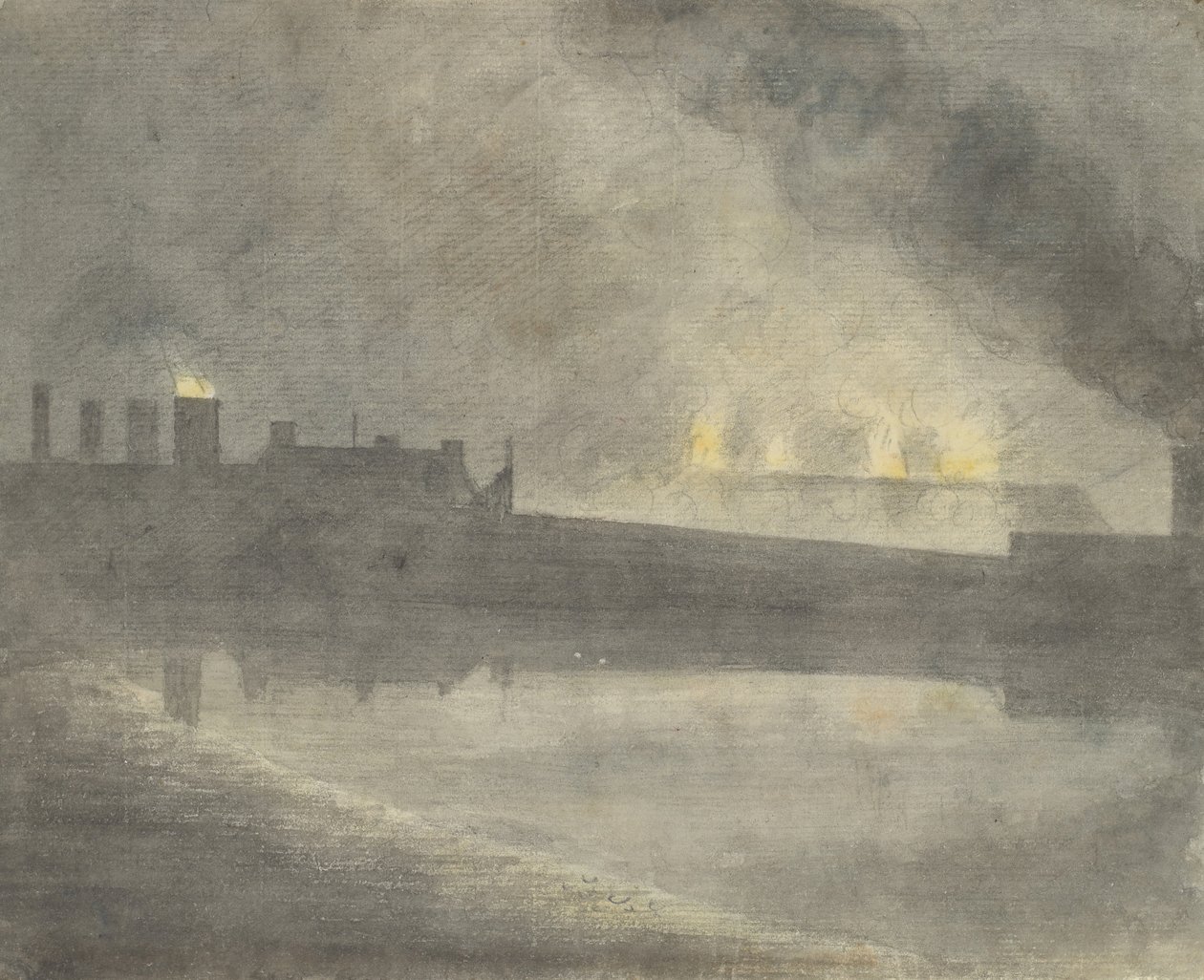 Gjuteri hos Canon, 1792. av John Baptist Malchair