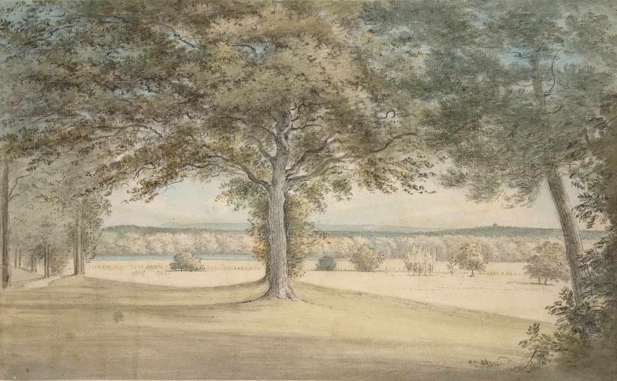 Kirtlington Park, 9 oktober 1783 av John Baptist Malchair