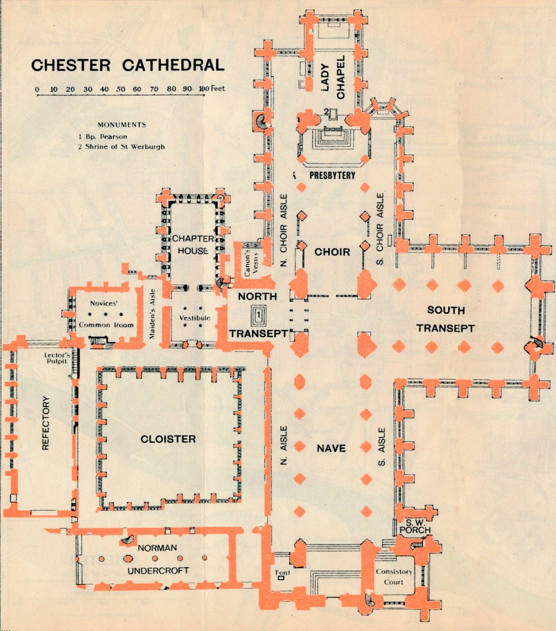 Chester Cathedral, 1900-talet av John Bartholomew