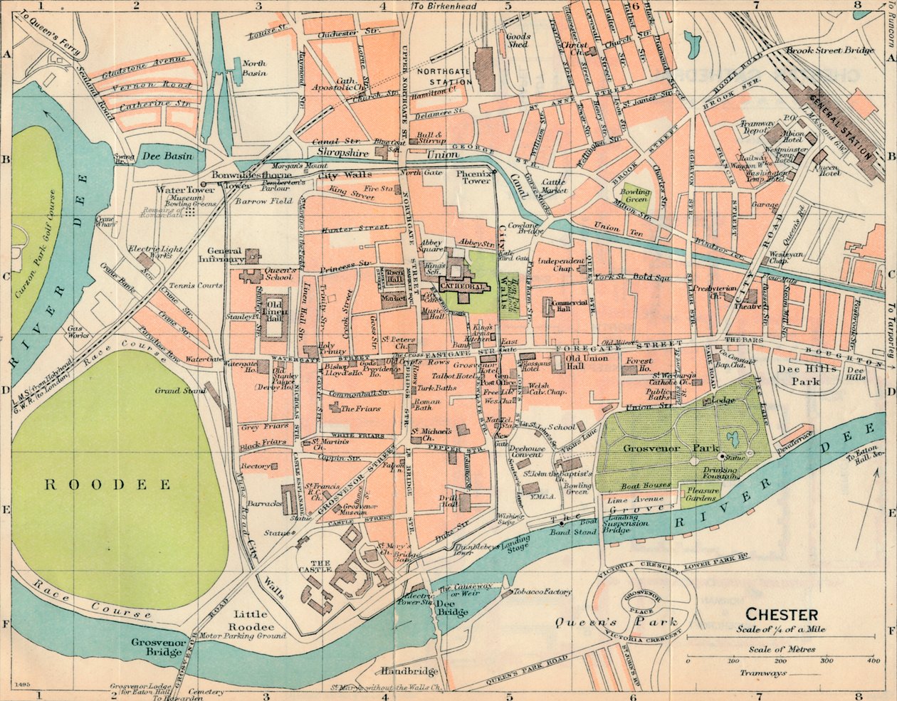 Chester, 1900-talet av John Bartholomew