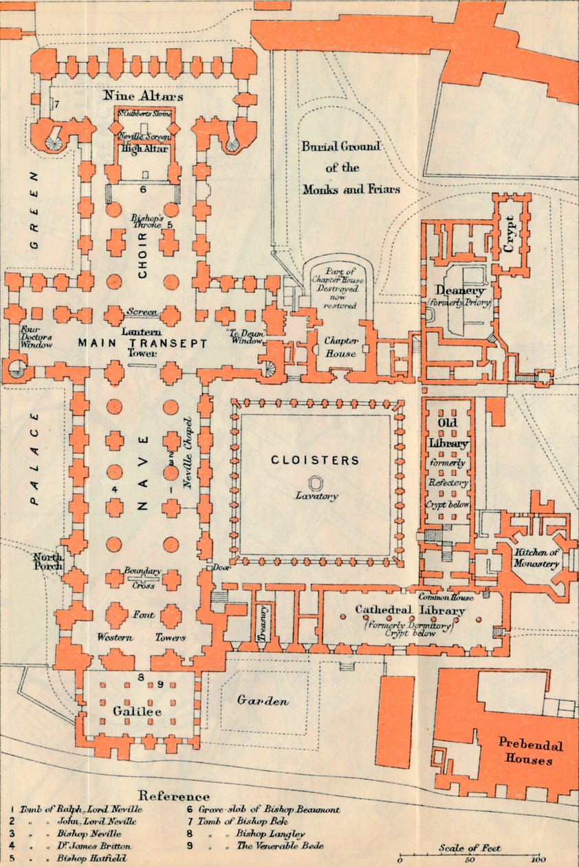 Durham Cathedral, 1900-talet av John Bartholomew