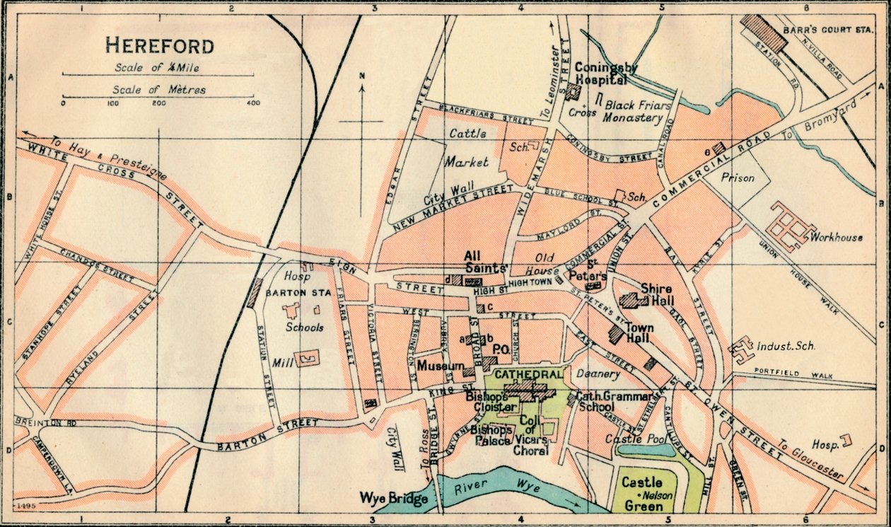 Hereford, 1900-talet av John Bartholomew