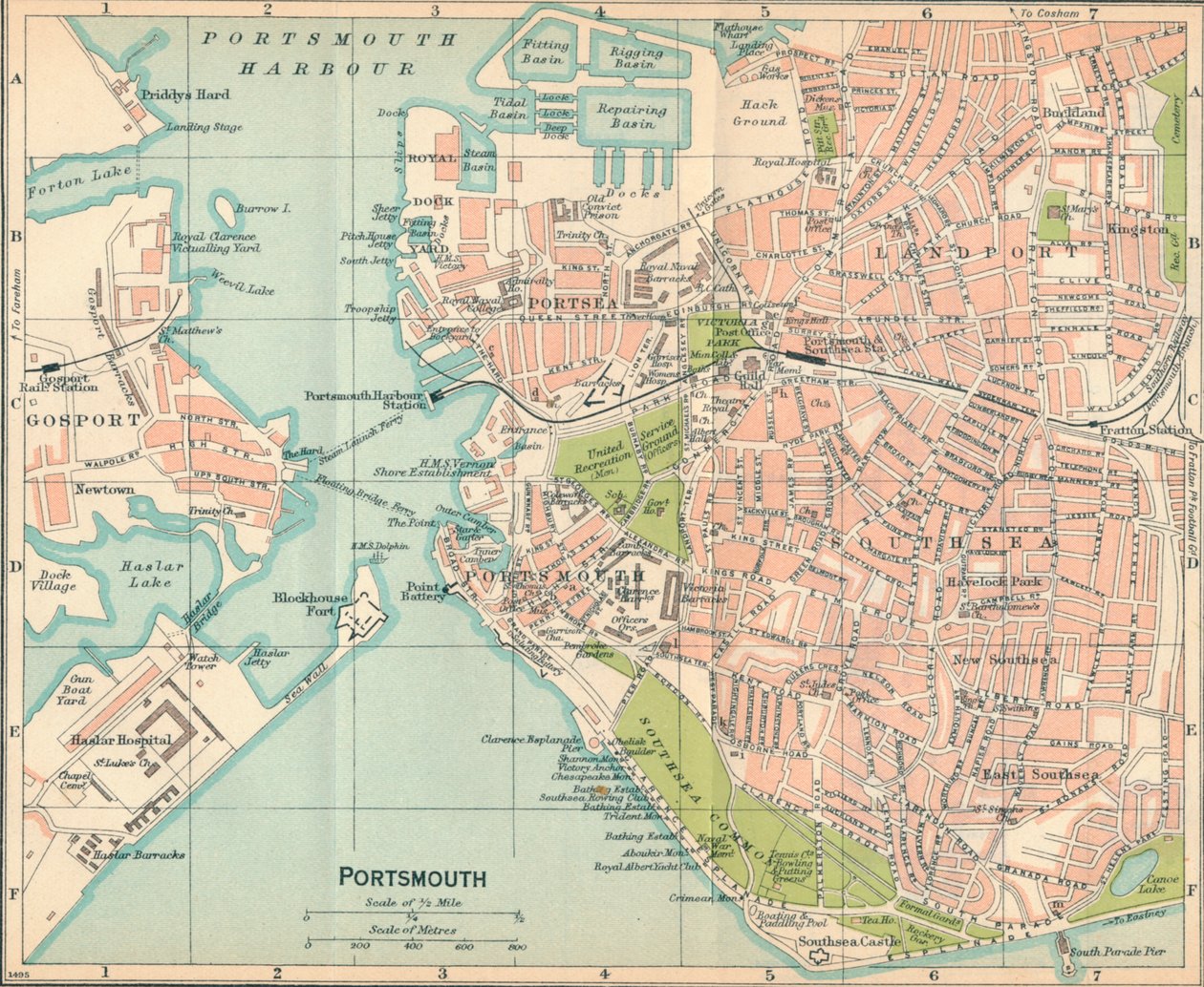 Portsmouth, 1900-talet av John Bartholomew