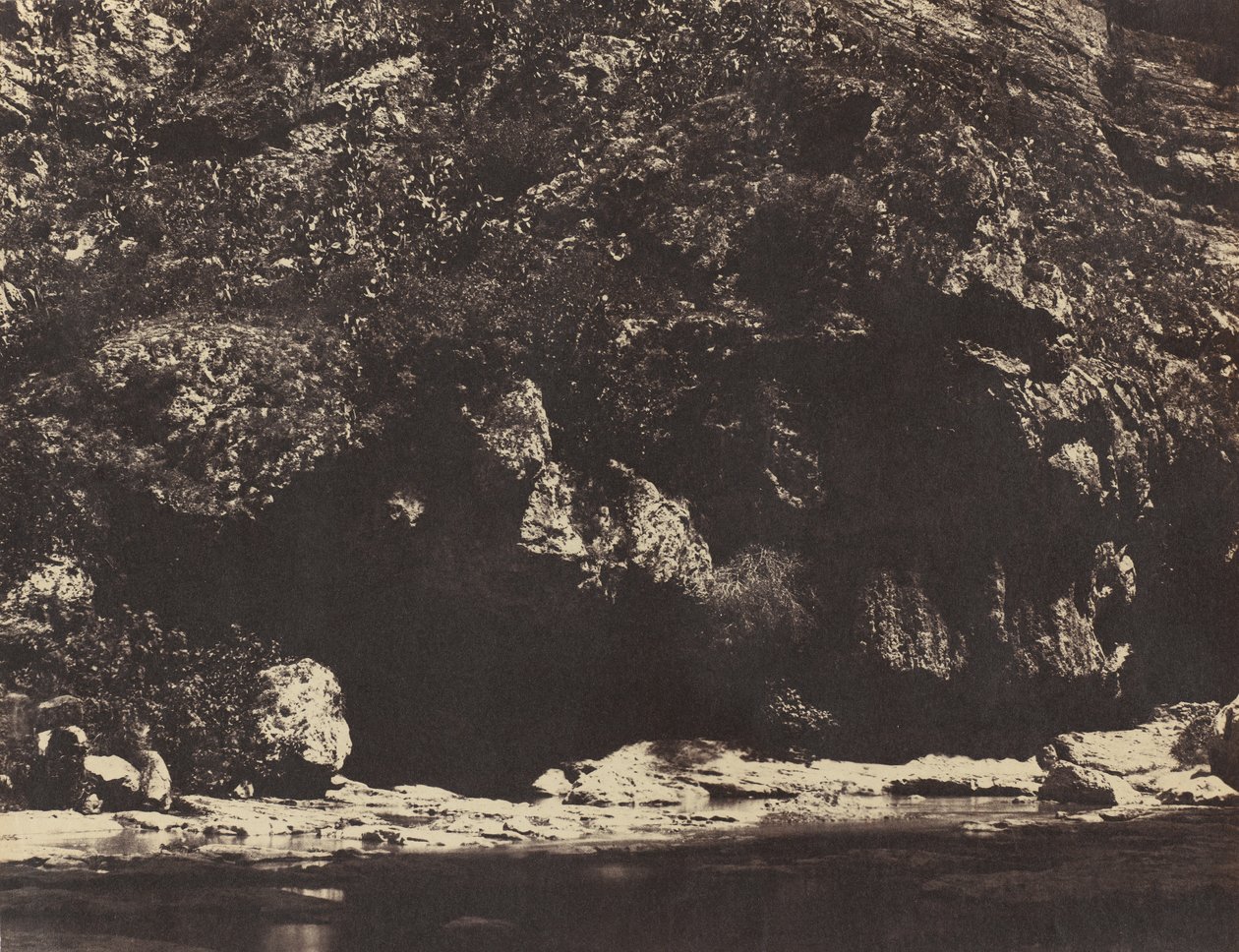 Bank of the Rhumel, nära Constantine, Algeriet, ca. 1855-56. av John Beasley Greene