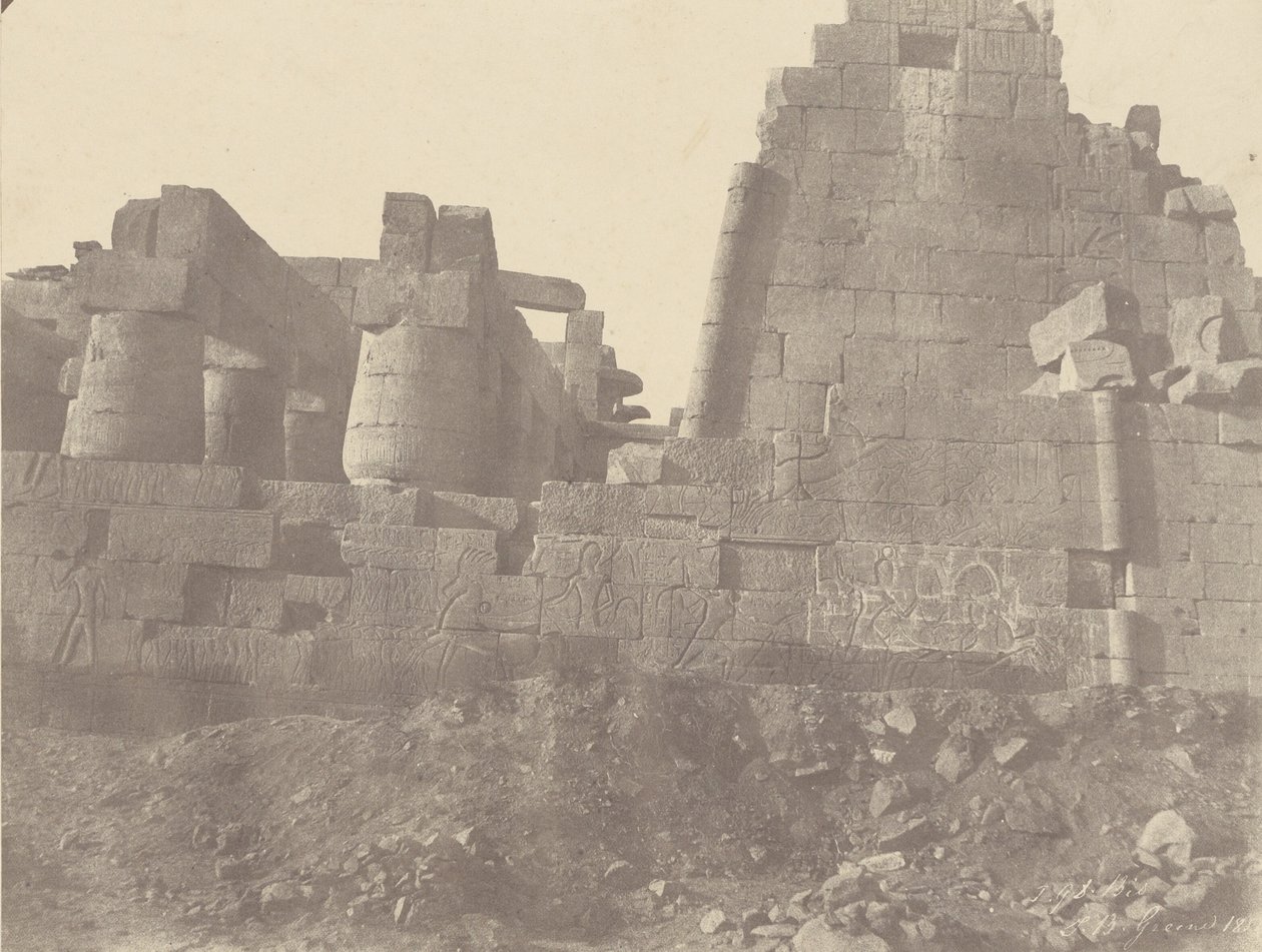 [Karnac, Hypostyle Hall, North Wall, External Face, N°1 bis] av John Beasley Greene