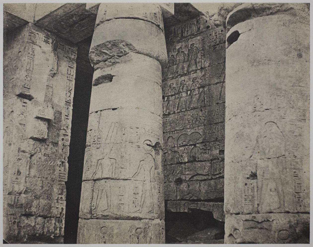 Medinet Habu, Ramses III:s dödstempel, vänster vägg av John Beasley Greene