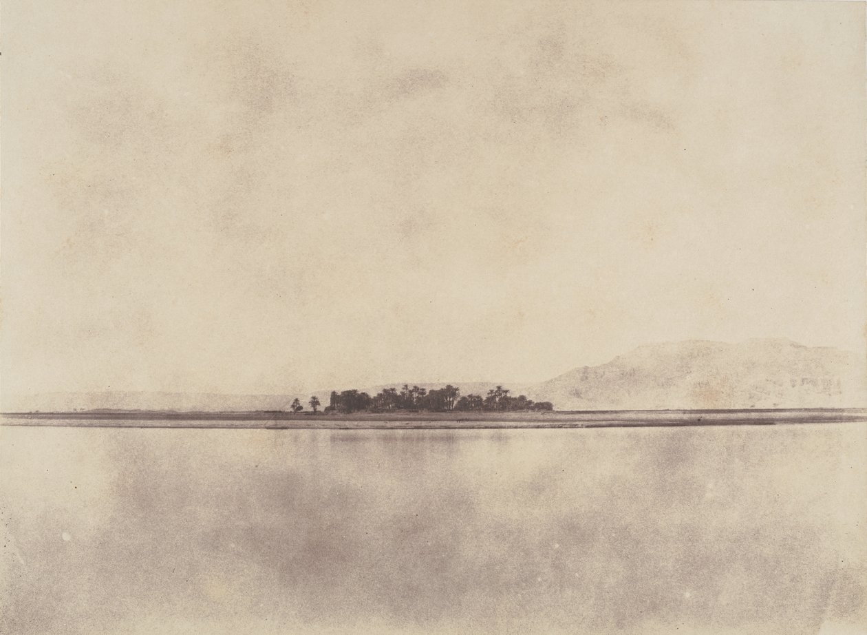 Nilen framför Theban Hills, 1853-54. av John Beasley Greene