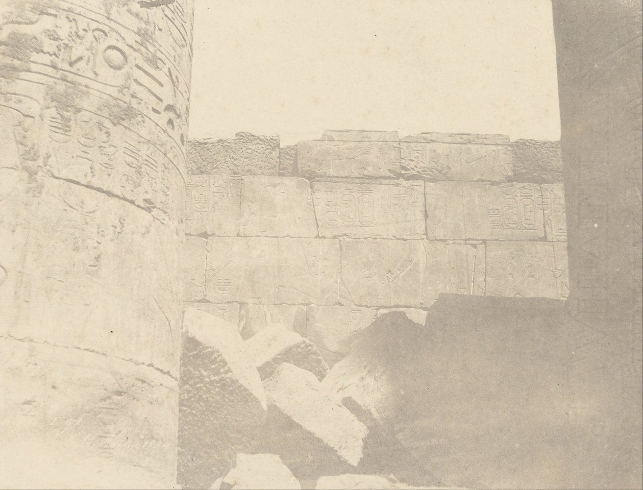Karnac, Hypostyle Hall, North Wall (Inside Face) av John Beasly Greene