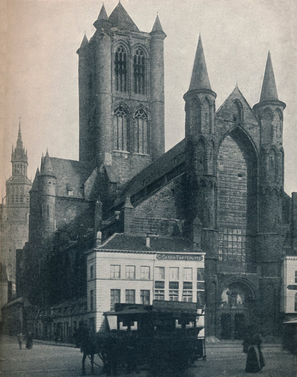 Katedralen i St Bavo, Gent, Belgien, c1900 1914-1915 av John Benjamin Stone