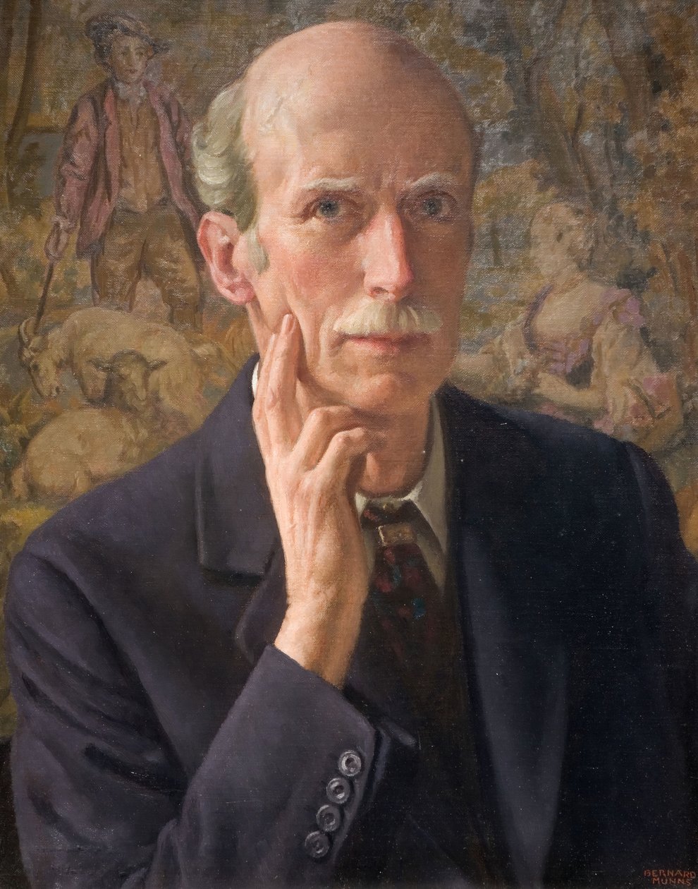 Självporträtt, 1942. av John Bernard Munns
