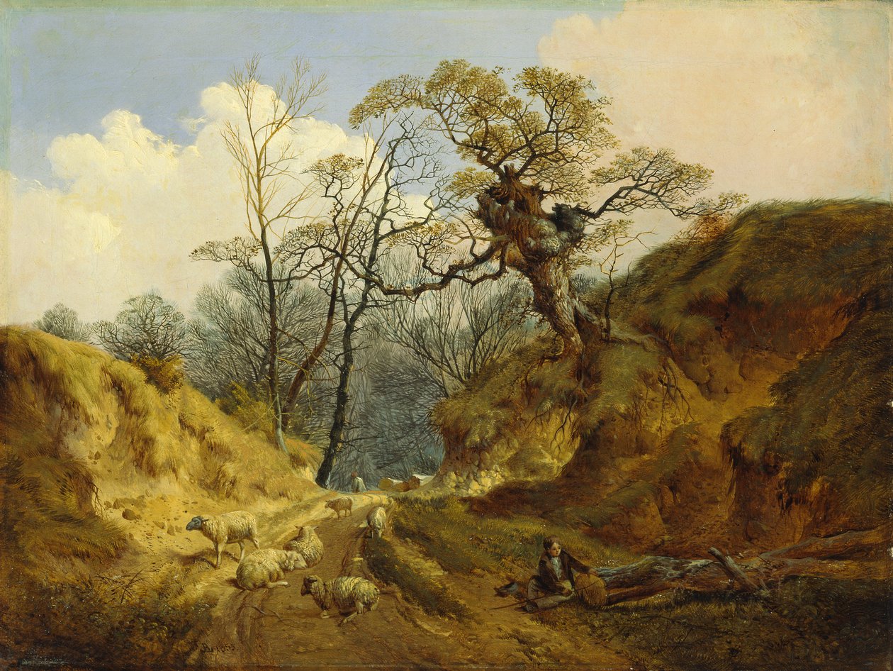 Crown Point, Whitlingham, nära Norwich av John Berney Ladbrooke