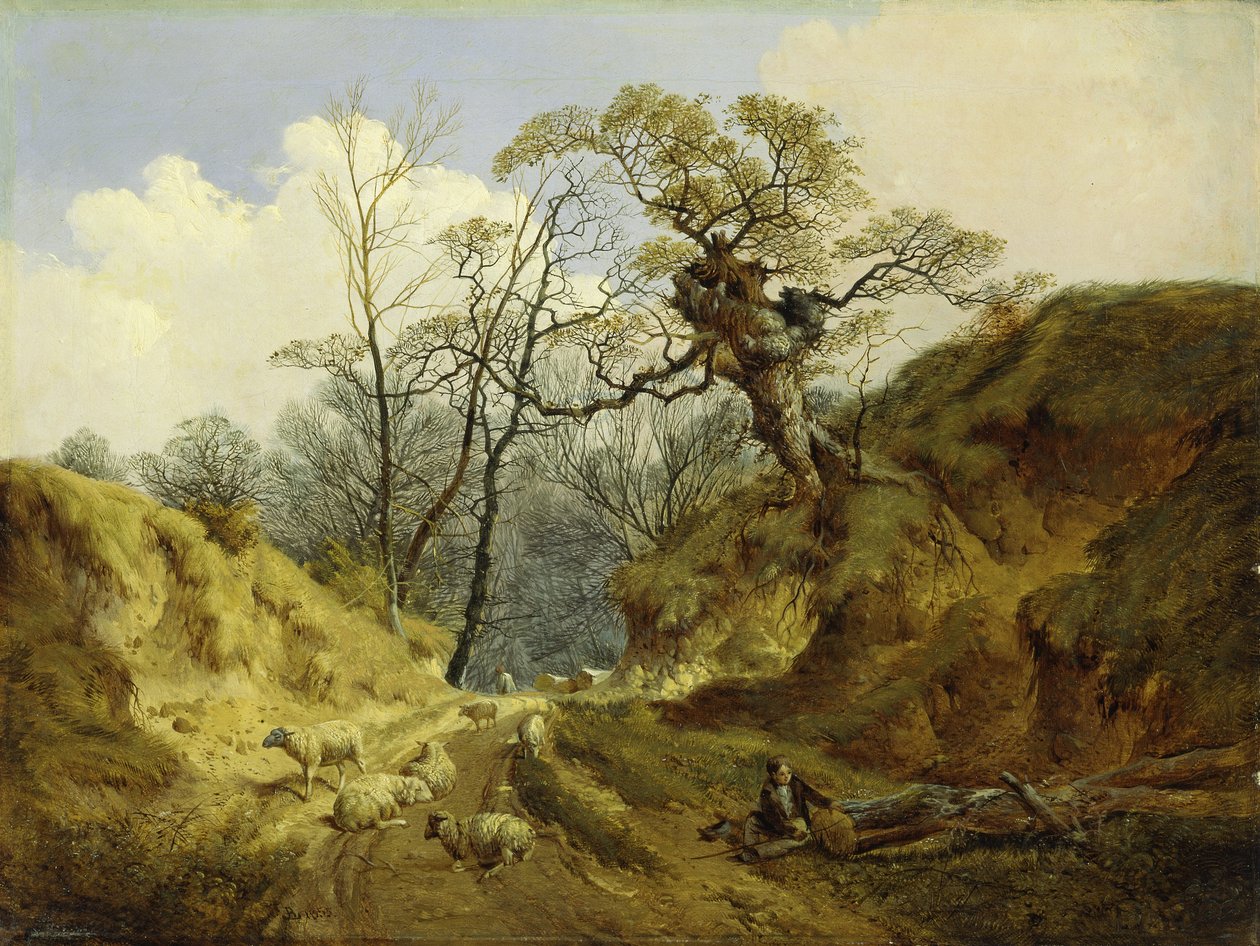 Crown Point, Whitlingham, nära Norwich av John Berney Ladbrooke