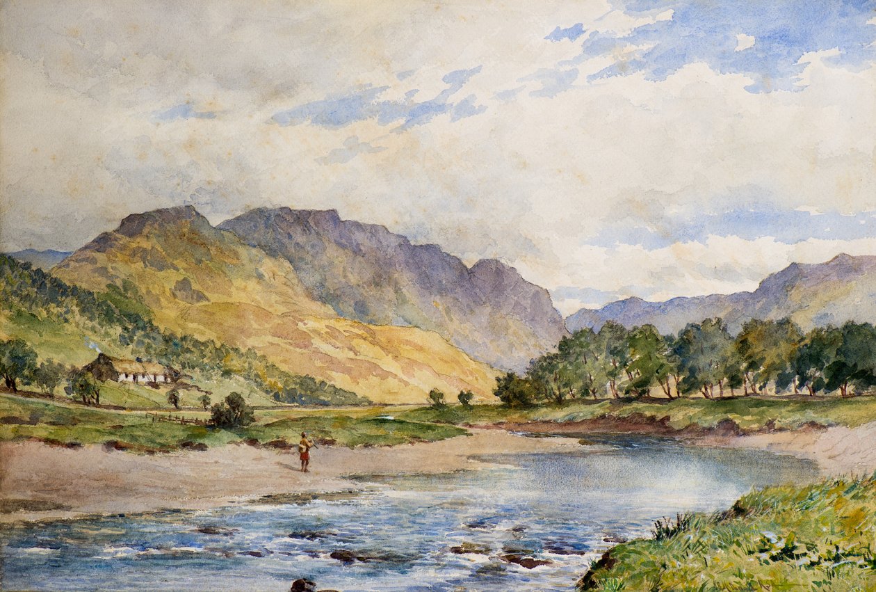Ett höglandslandskap av John Blake MacDonald