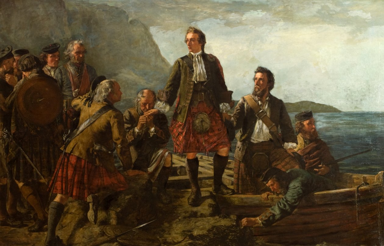 "Lochaber No More" - Prins Charlie lämnar Skottland av John Blake MacDonald