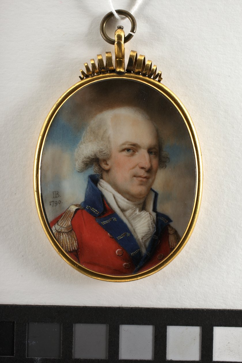 Okänd officer av Royal Welsh Fusiliers, 1790 av John Bogle