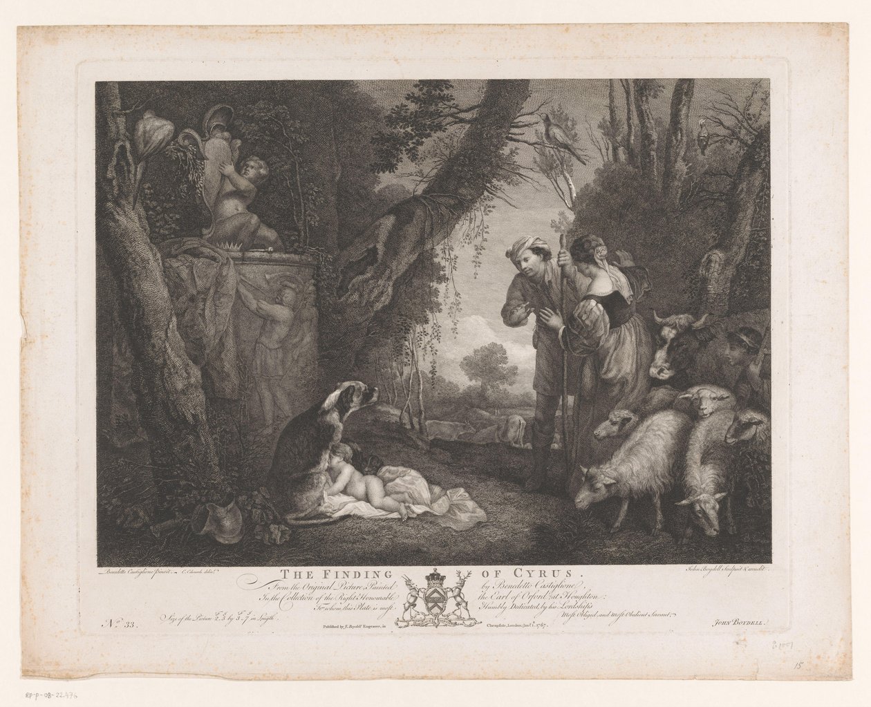 Cyrus hittas Huvudmålningar i England (serietitel) The Most Capital Paintings in England (serietitel) av John Boydell