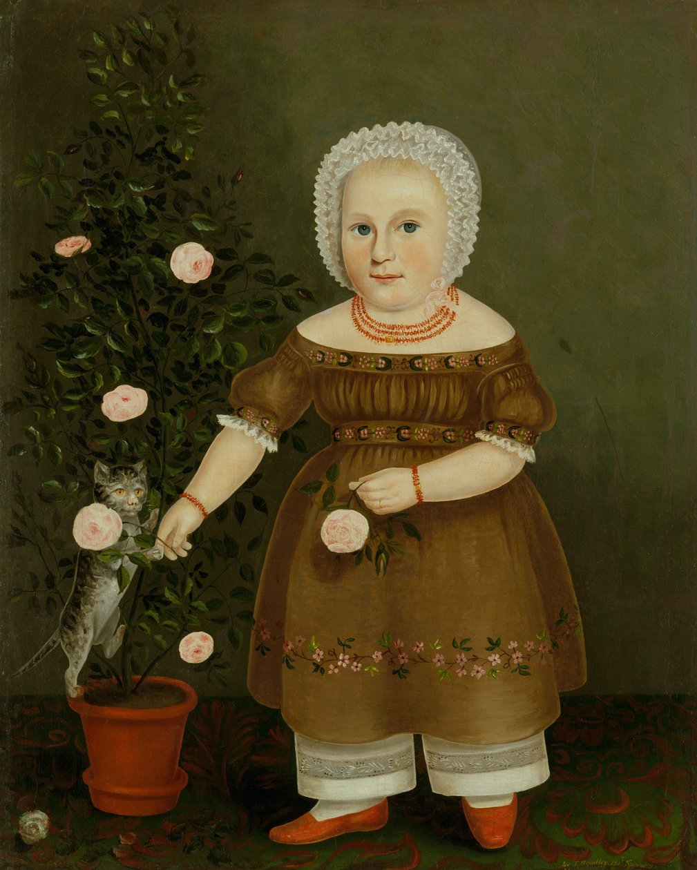 Emma Homan, ca. 1844. av John Bradley