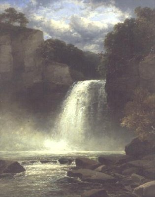 En vattenfallsscen av John Brandon Smith