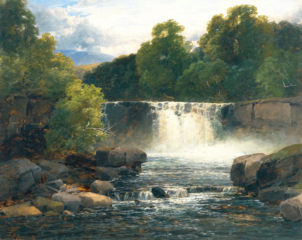 Vattenfall på Lesser Neath av John Brandon Smith