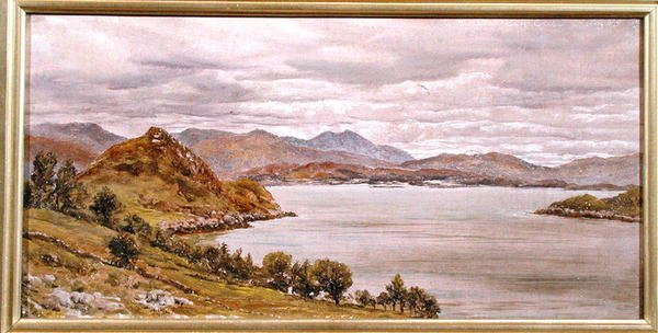 Looking Out of Loch Corrie, 27 augusti 1885 (olja på duk) av John Brett