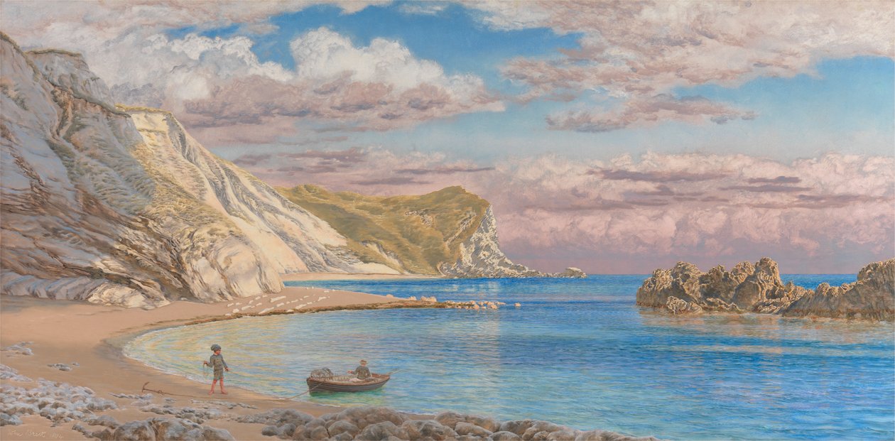 Man of War Rocks, Coast of Dorset av John Brett