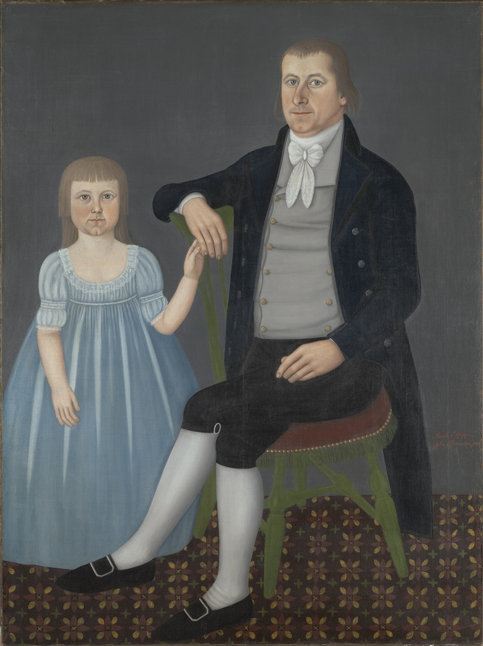 Comfort Starr Mygatt och Lucy Mygatt, 1799 av John Brewster
