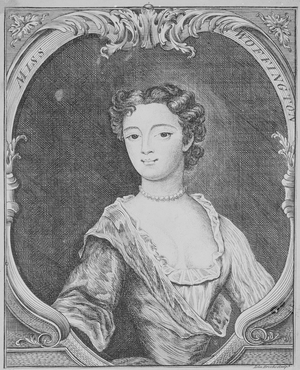 Miss Margaret Woffington, 1740 av John Brooks