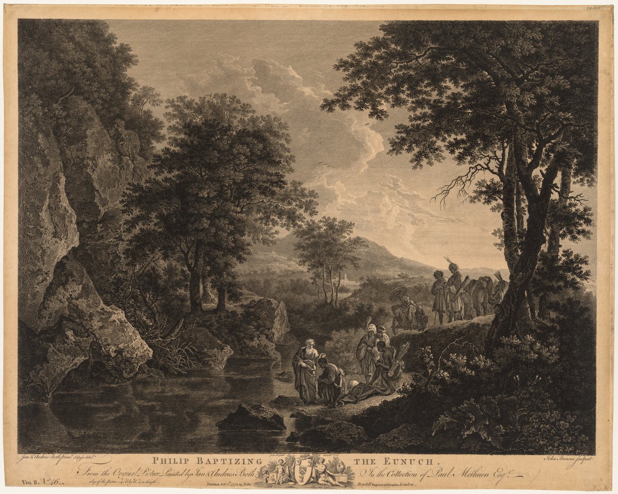 Filip döper eunucken, 1772. av John Browne