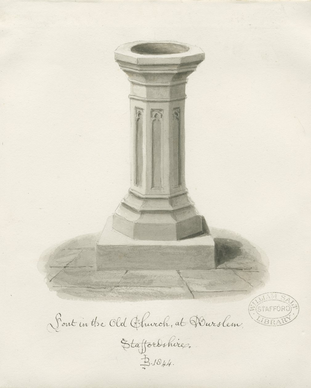 Burslem - Font vid St. John