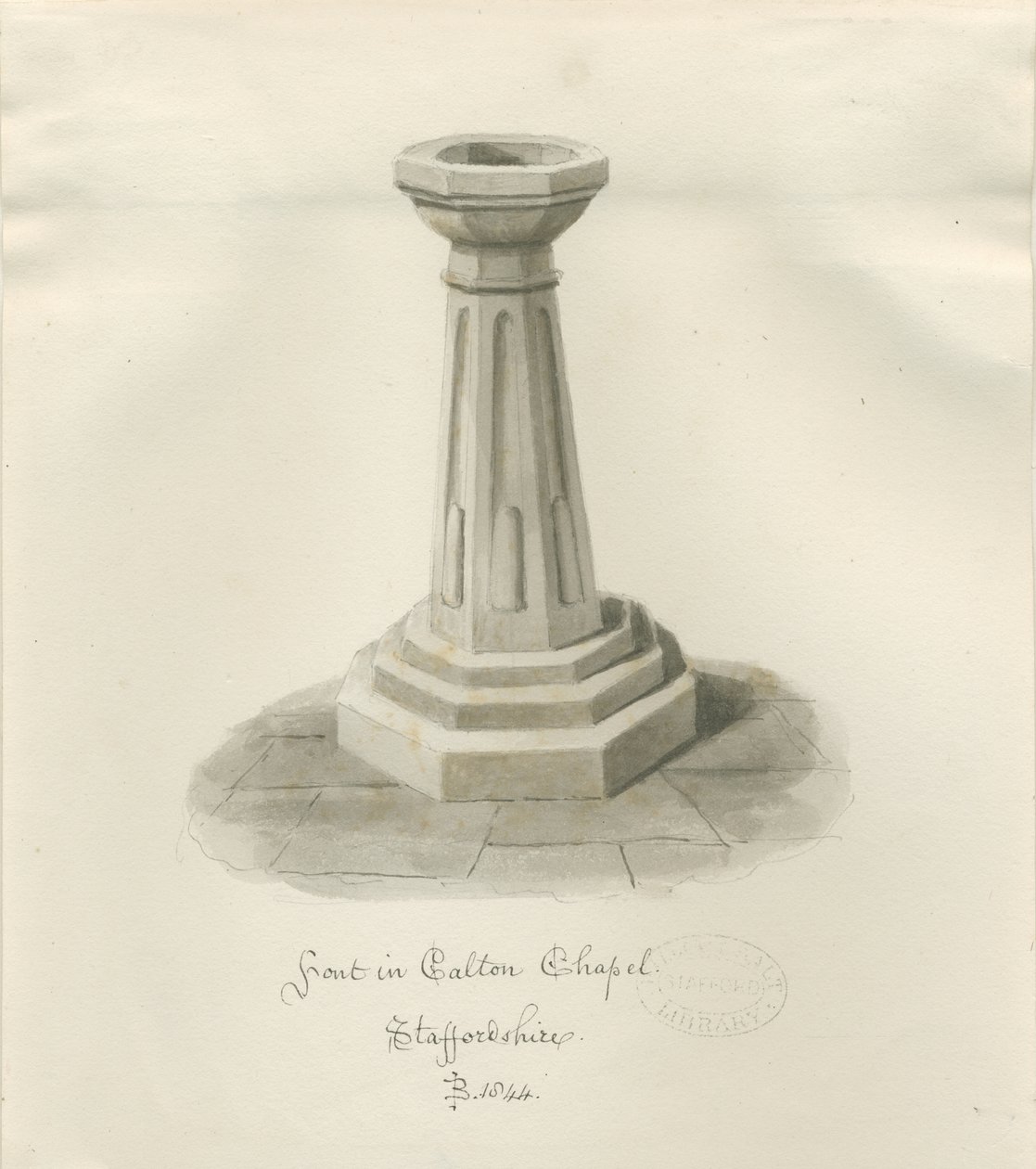 Teckensnitt i Calton Chapel - Nu 