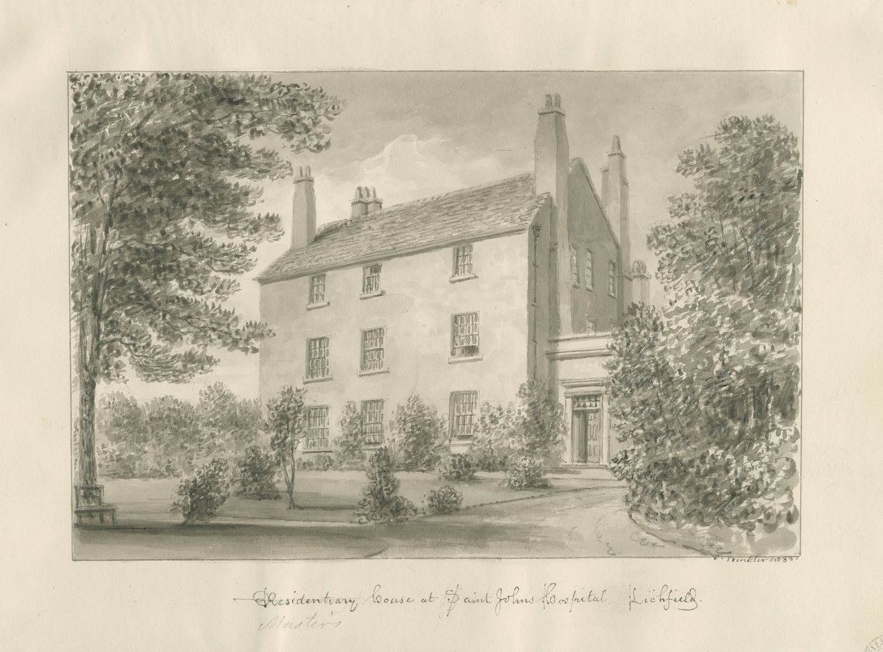 Lichfield - Mästarens hus på St. John