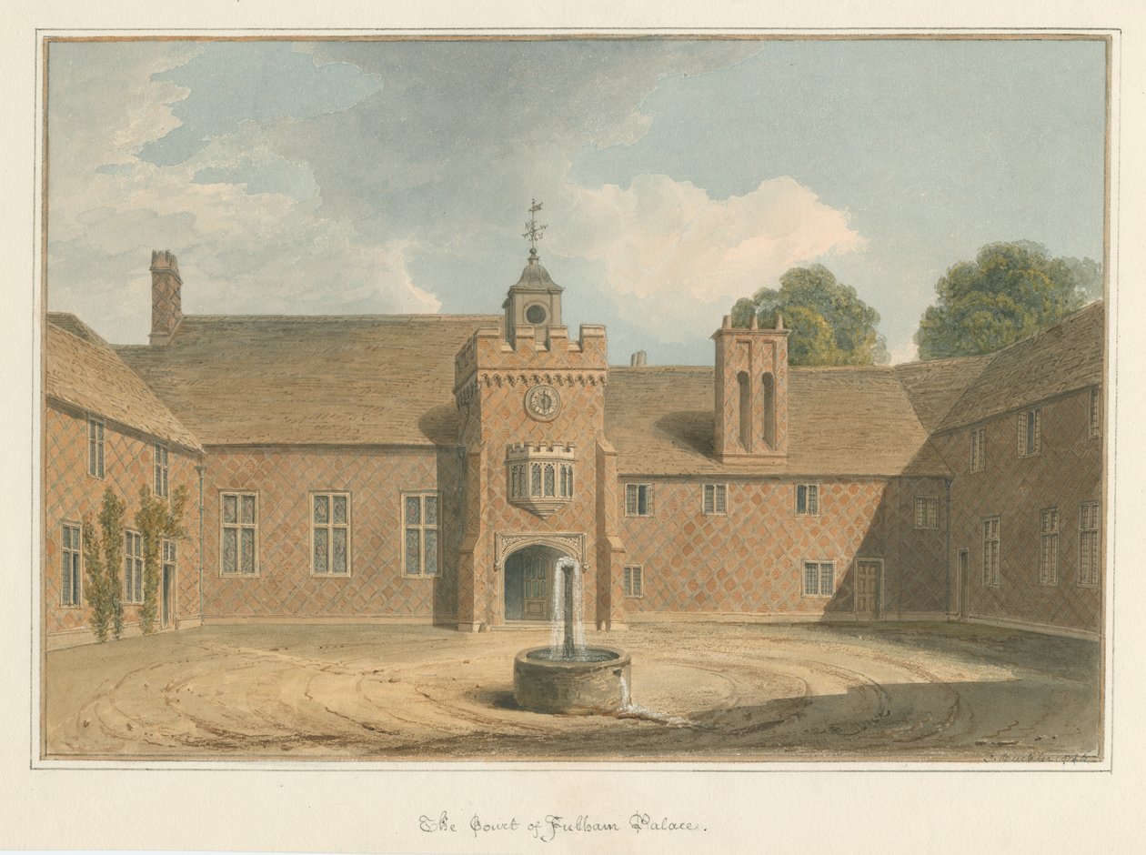 Middlesex - Fulham Palace - Hovet av John Buckler