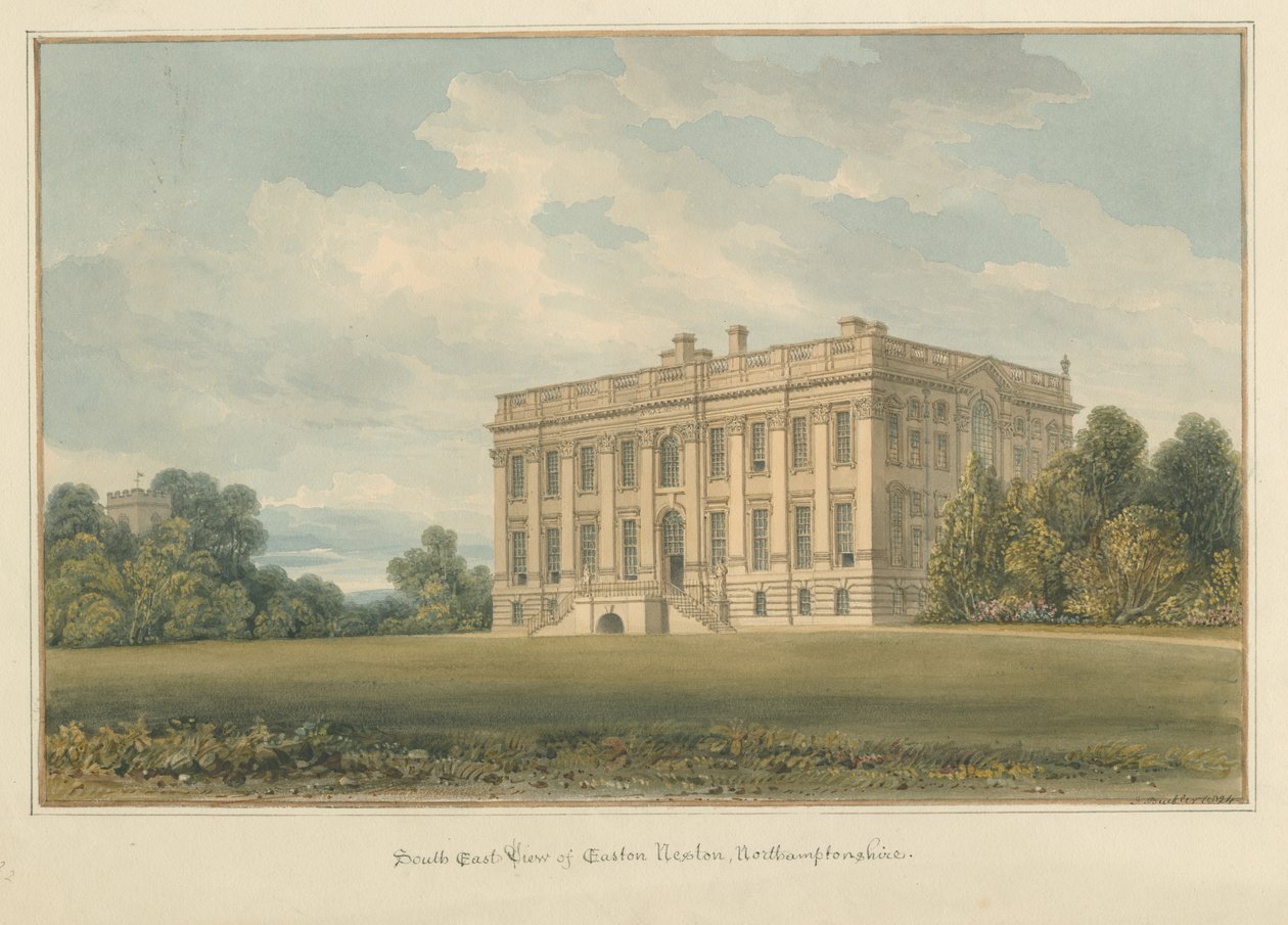 Northamptonshire - Easton Nest, 1824 av John Buckler