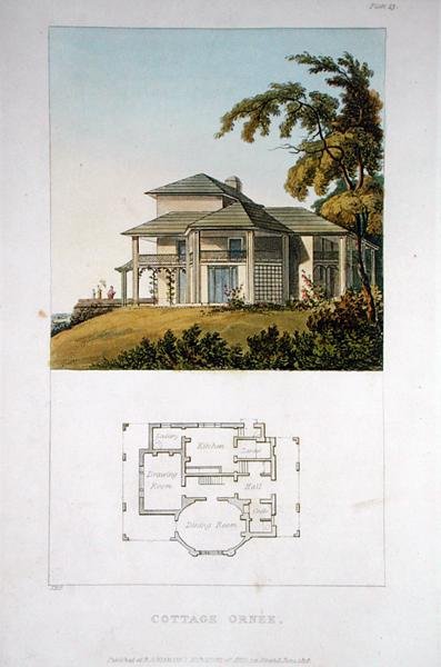 A Cottage Ornee, från Ackermanns 