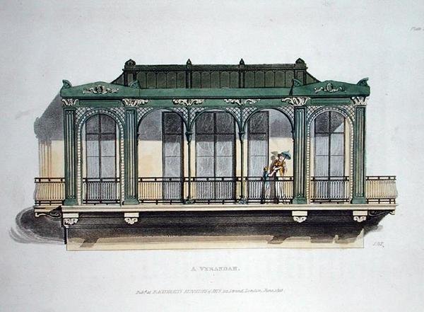A Verandah, fra Ackermanns 